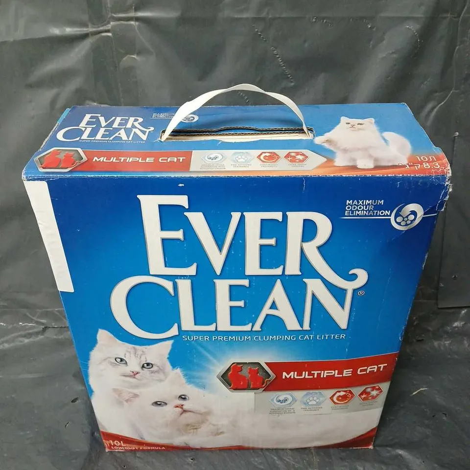 BOXED EVER CLEAN MULTI CAT LITTER (10L) - COLLECTION ONLY