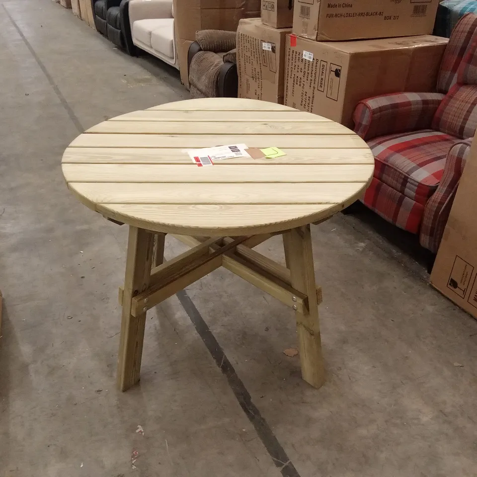 DESIGNER ROUND 4-PERSON 100cm OUTDOOR DINING TABLE