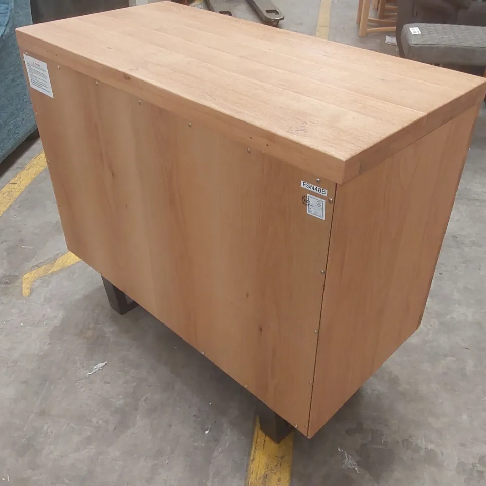 DESIGNER WOODEN 2 DOOR STORAGE CABINET