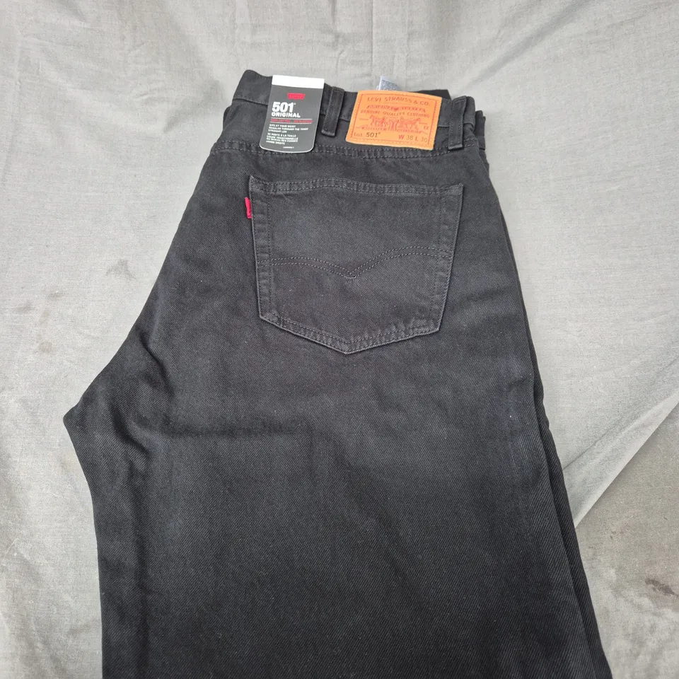 LEVIS STRAUSS 501 DENIM JEANS SIZE W38