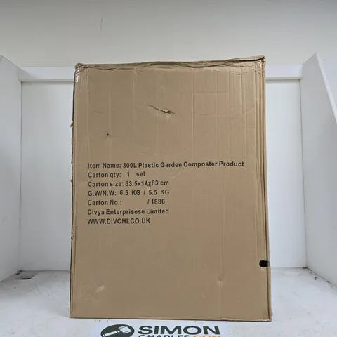 300L PLASTIC GARDEN COMPOSTER – BOXED (DIVYA ENTERPRISES)