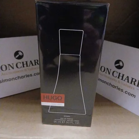 BOXED AND SEALED HUGO BOSS HUGO DEEP RED EAU DE PARFUM SPRAY 90ML 