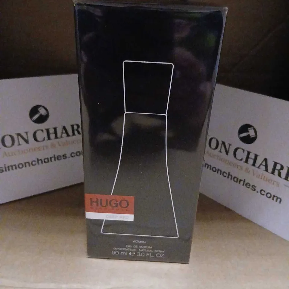 BOXED AND SEALED HUGO BOSS HUGO DEEP RED EAU DE PARFUM SPRAY 90ML 