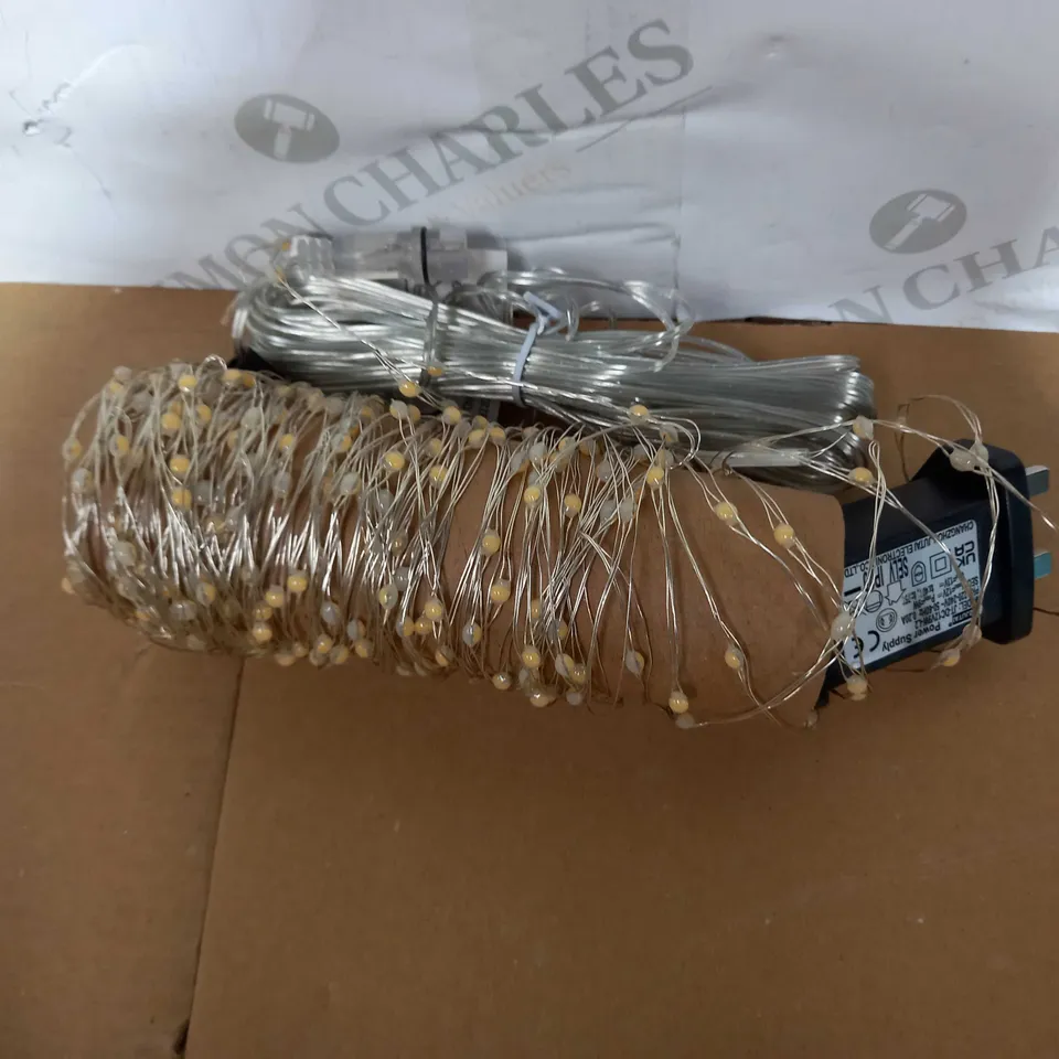 JOHN LEWIS BIG & BRIGHT WIRE LIGHTS WITH TIMER, 320 PURE WHITE LEDS