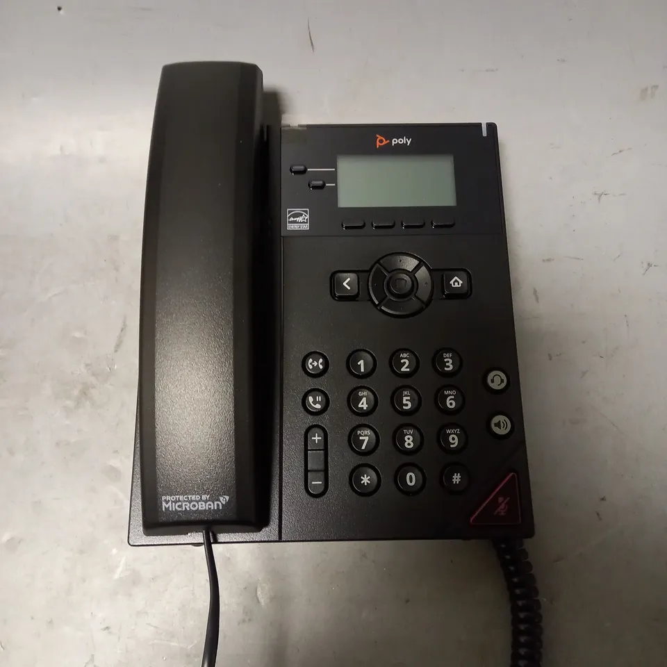 POLYCOM VVX 150 IP DESKPHONE - BLACK