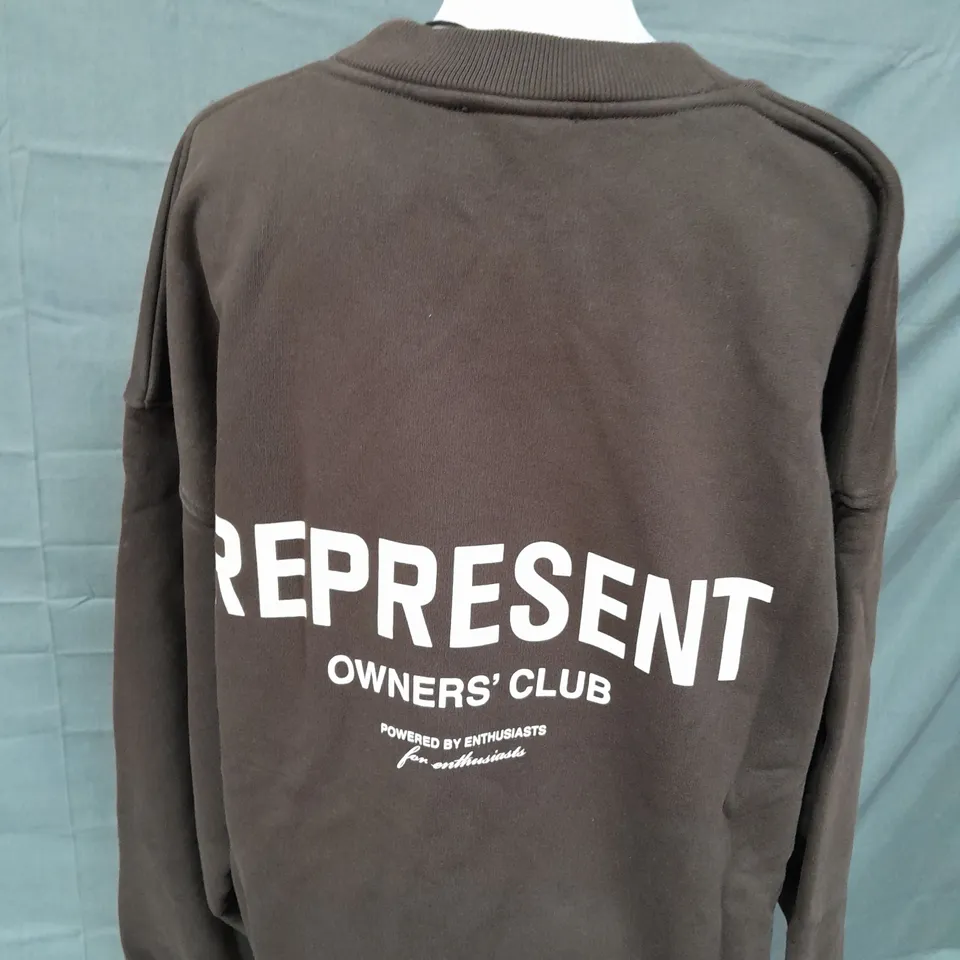 REPRESENT OWNERS CLUB SWEATER SIZE XL 
