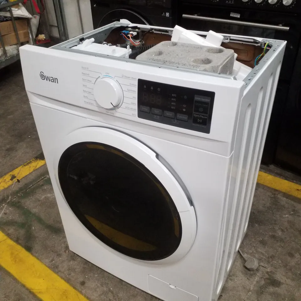 SWAN SW75130B 9KG LOAD, 1400 SPIN FREESTANDING WASHING MACHINE - WHITE