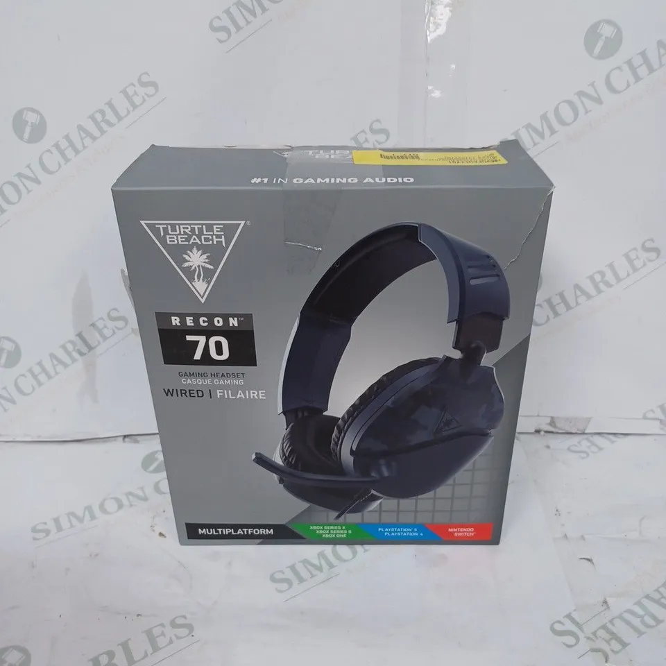 TURTLE BEACH RECON 70 MULTIPLATFORM GAMING HEADSET 