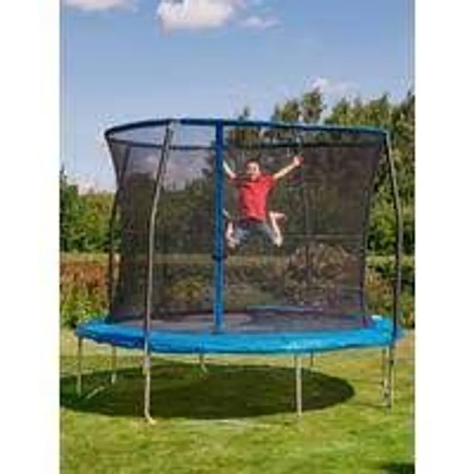 BOXED SPORTSLINE 12FT BOUNCE PRO TRAMPOLINE WITH ENCLOSURE RRP £209.99