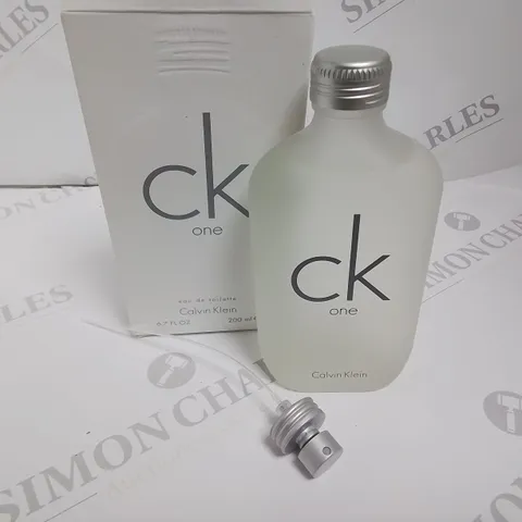 CK ONE 200ML EAU DE TOILETTE