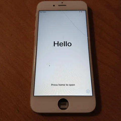 APPLE IPHONE 6S – SILVER – CRACKED FRONT SCREEN (AS-IS)