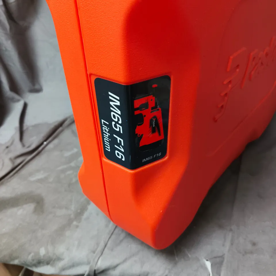 PASLODE IM65 F76 LITHIUM CORDLESS NAIL GUN – ORANGE CARRY CASE