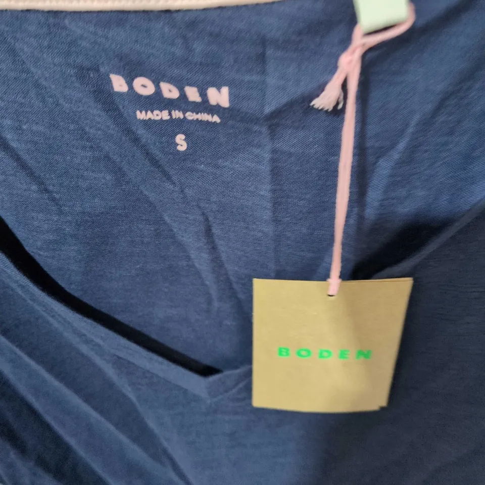 BODEN NAVY SLEEVELESS TOP – WOMEN’S, UK SIZE S
