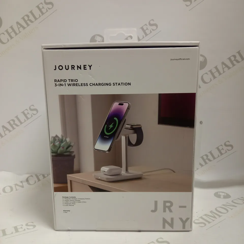 JOURNEY RAPID TRIO 3 IN 1 WIRELESS CHARGING STATION