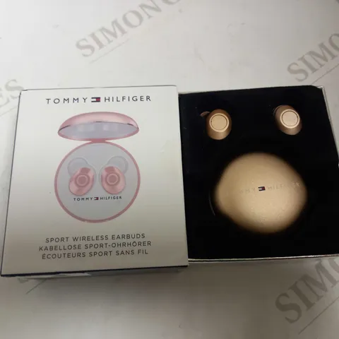 TOMMY HILFIGER EARBUDS METAL CASE ROSE 