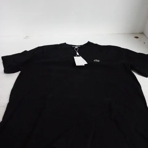 LACOSTE CLASSIC FIT T-SHIRT – BLACK, MEN'S XL