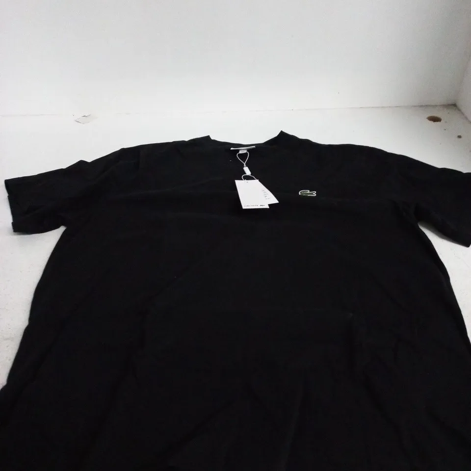 LACOSTE CLASSIC FIT T-SHIRT – BLACK, MEN'S XL