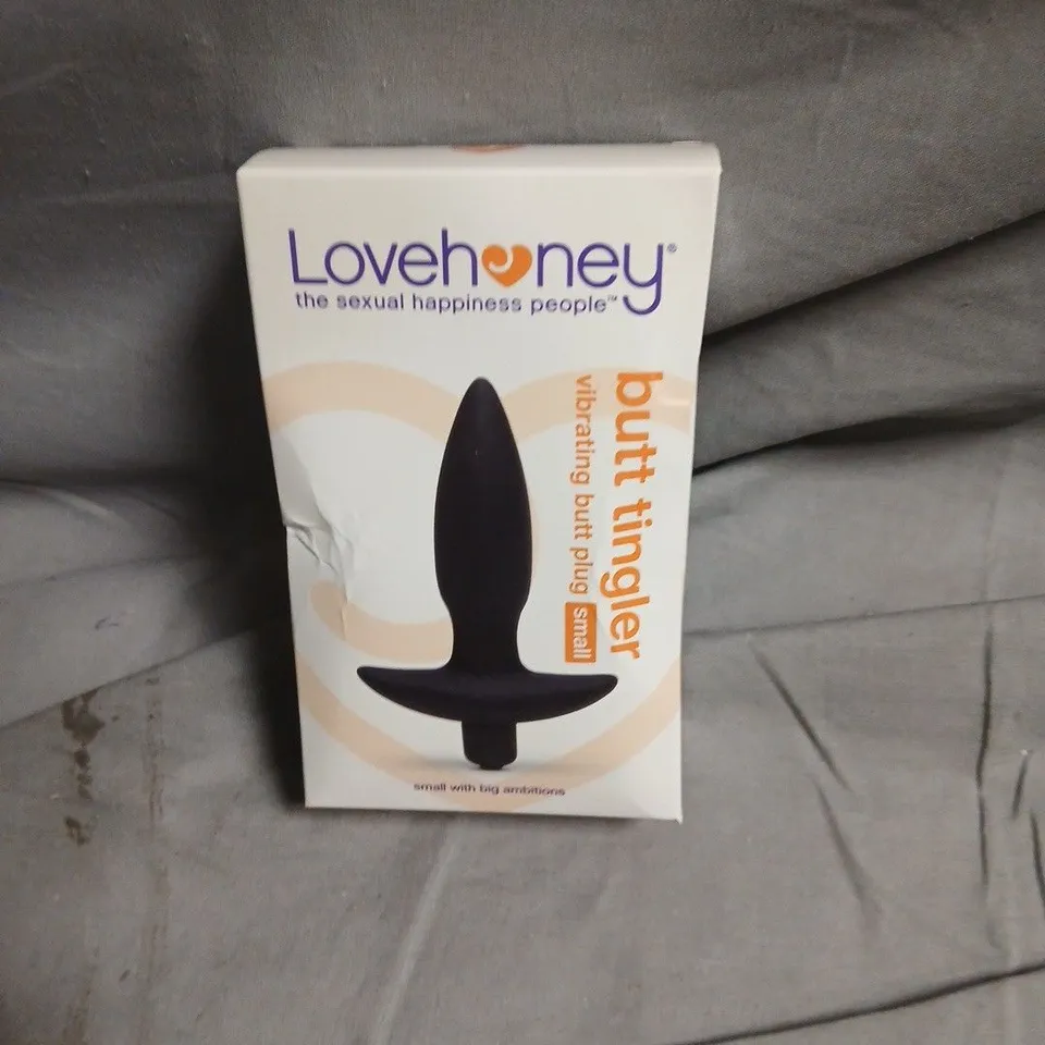 LOVEHONEY BUTT PLUG – VIBRATING, SMALL