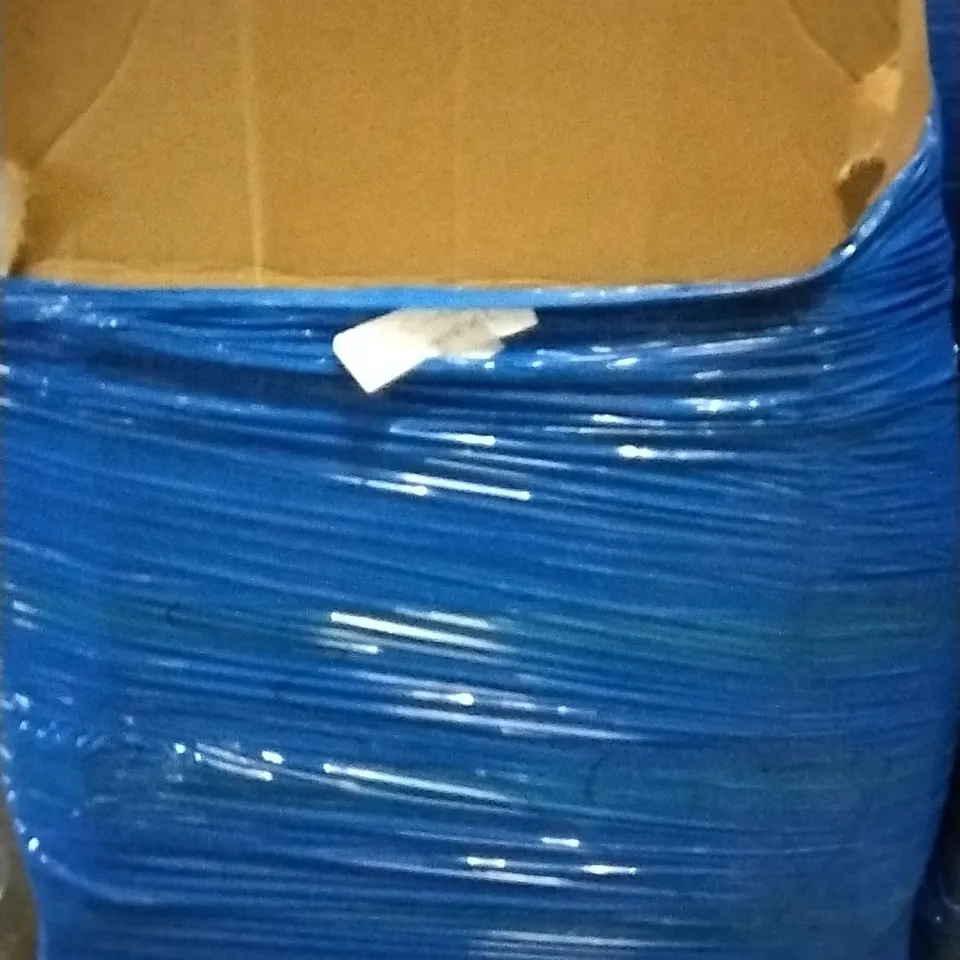 PALLET OF ASSORTED ITEMS INCLUDING 28"-48" CURTAIN ROD, HOMIDEC DRYING RACK, MOKO TABLET CASE, CHAMPKEY GOLF HITTING MATS, FEZIBO OFFICE CHAIR