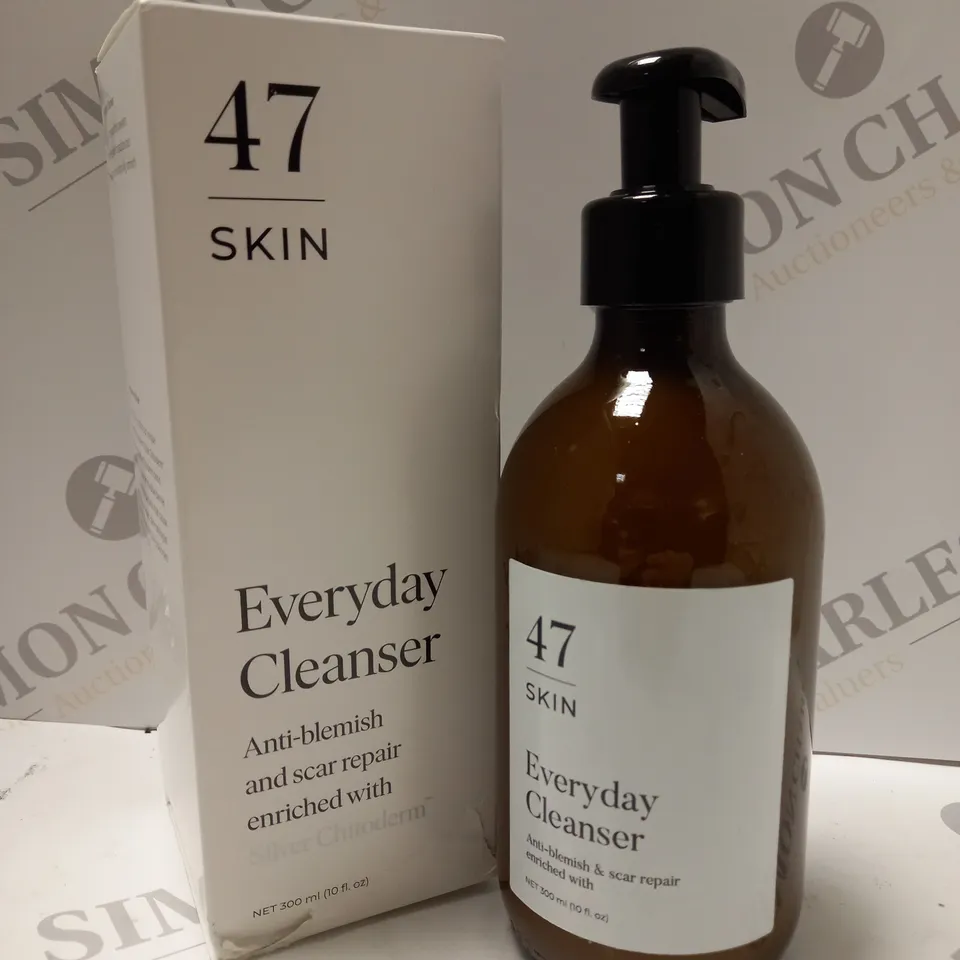 47SKIN EVERYDAY CLEANSER ANTI-BLEMISH AND SCAR REPAIR ENRICHED WITH SILVER CHITODERM 300ML