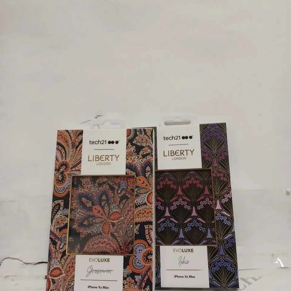 LOT OF 16 X  TECH21 LIBERTY LONDON EVOLUXE GROSVENOR IPHONE XS - 61 X TECH21 LIBERTY LONDON CASE IPHONE XS MAX CASES