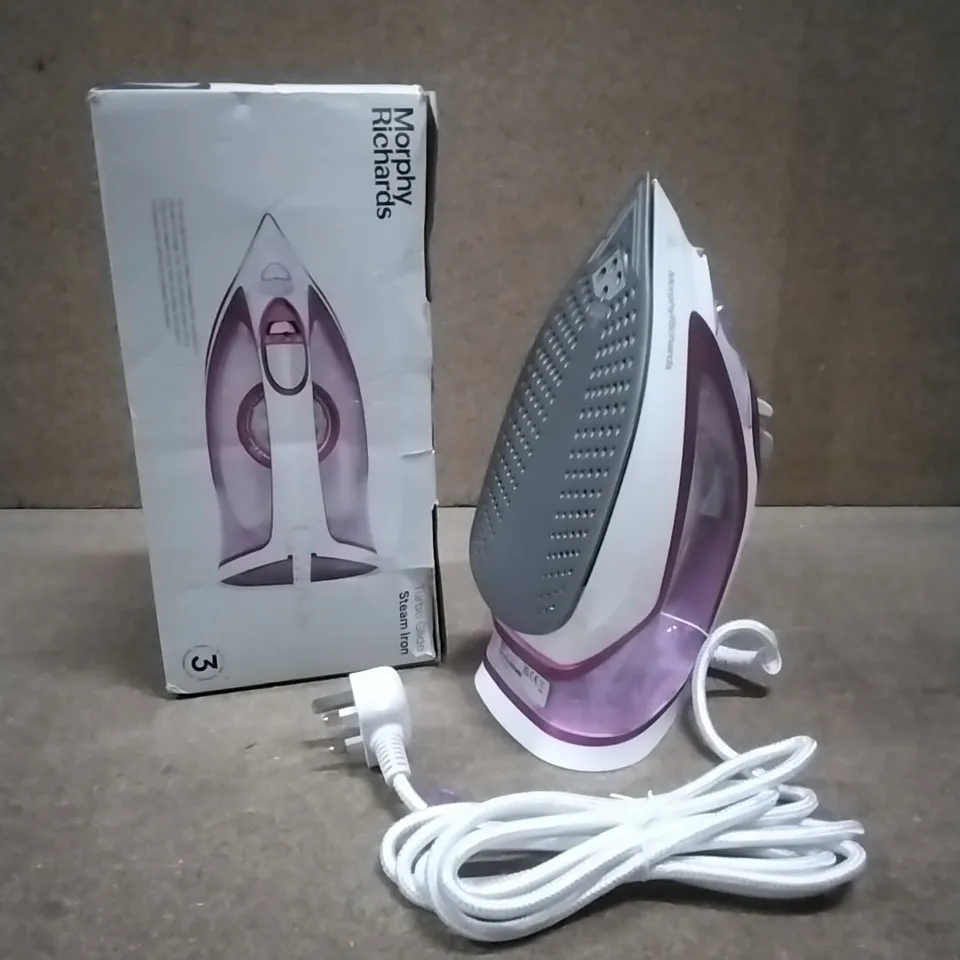 BOXED MORPHY RICHARDS TURBO GLIDE STEAM IRON