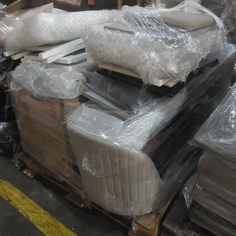 PALLET CONTAINING A LARGE QUANTITY OF DESIGNER CHAIR PARTS
