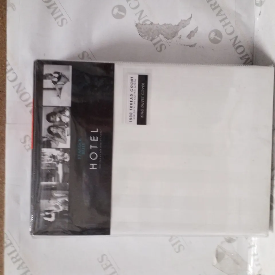 BRAND NEW SEALED PARAMOUNT EGYPTIAN COTTON DUVET COVER KINGSIZE 