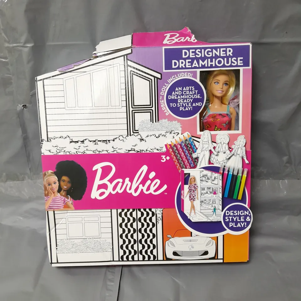 BARBIE DESIGNER DREAM HOUSE WITH DOLL RRP £15.99