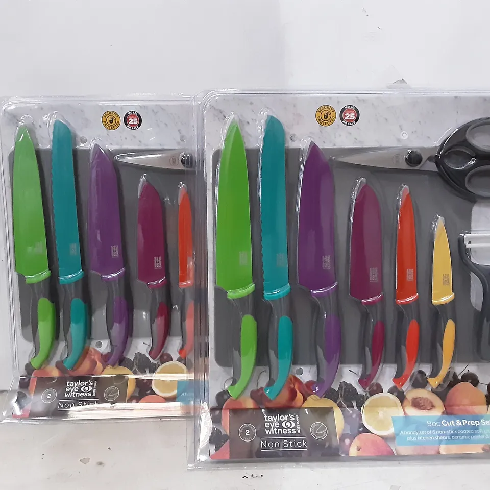 BRAND NEW BOXED TAYLOR EYE WITNESS 9PC CUT AND PREP SET X 2
