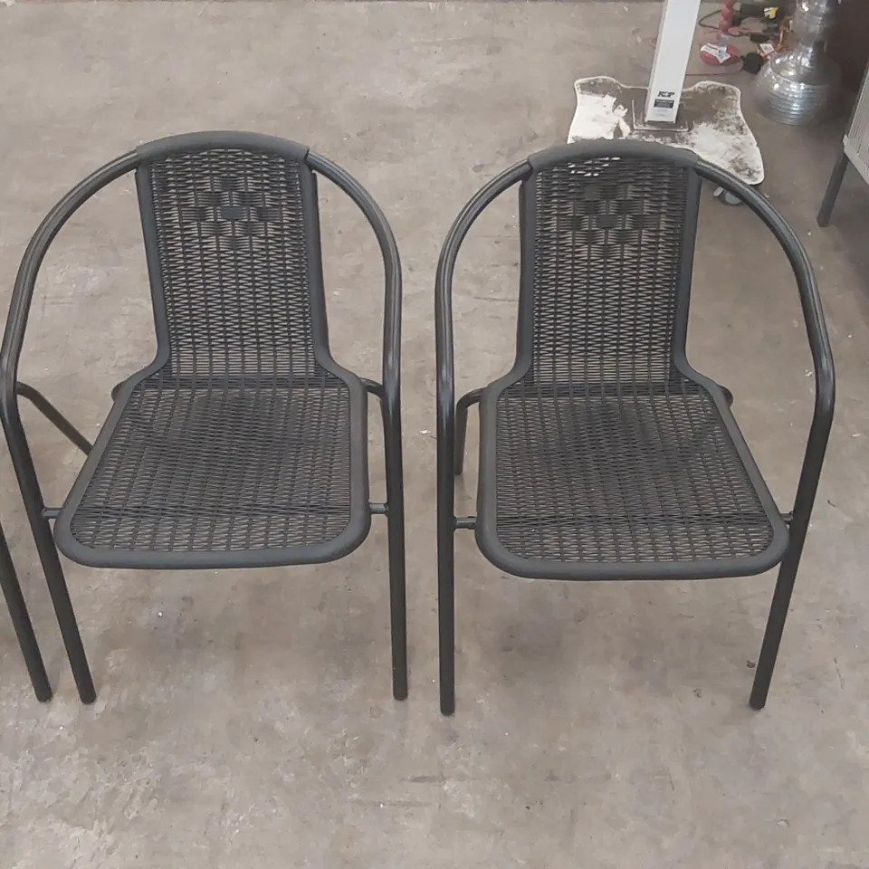 SET OF 4x ANAMARA PATIO DINING CHAIRS
