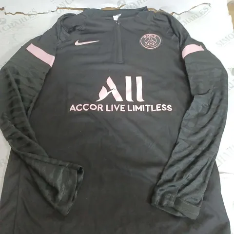 NIKE PARIS SAINT GERMAN QUARTER ZIP - SIZE 18