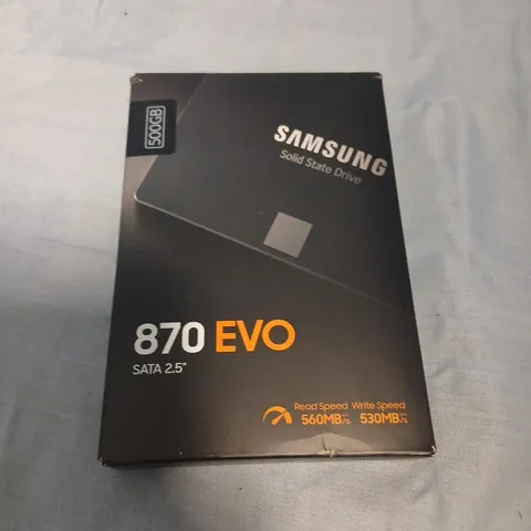 SAMSUNG 870 EVO 500GB 2.5" SATA SOLID STATE DRIVE – BOXED