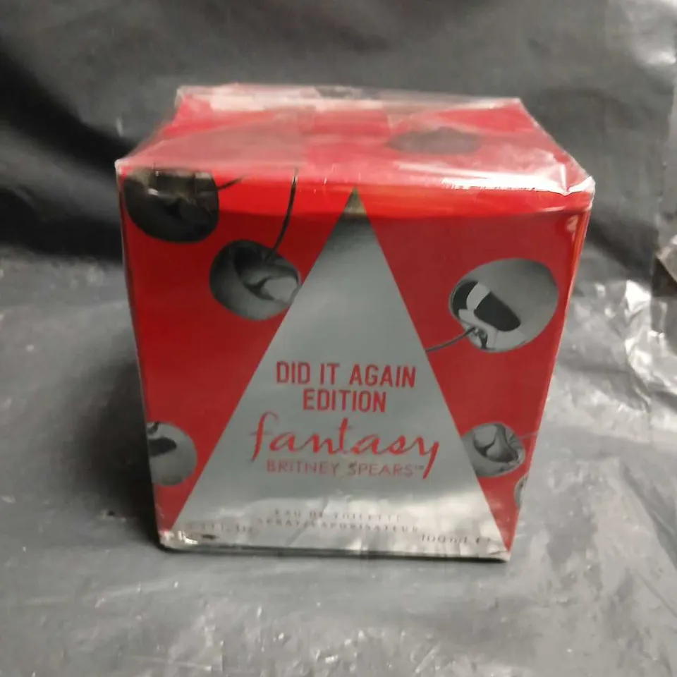 BOXED AND SEALED BRITANY SPEARS DID IT AGAIN EDITION FANTASY EAU DE TOLETTE 100ML
