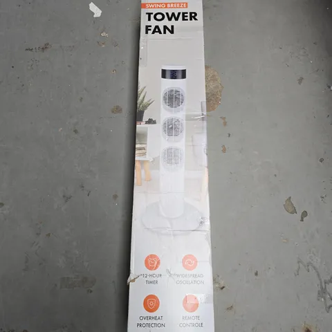 BOXED HOMESMART SWING BREEZE COOLING FAN IN BLACK