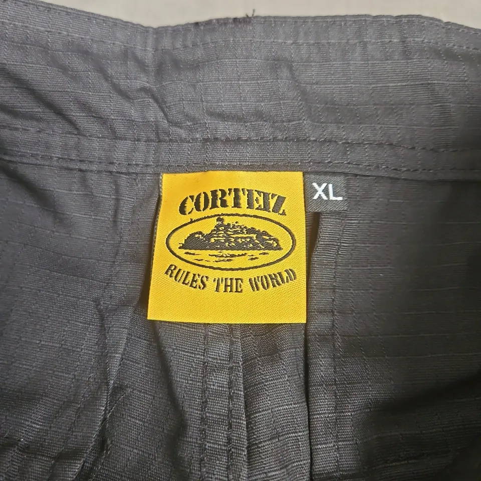 C*RT*Z COMBAT SHORTS – BLACK RIPSTOP CARGO, XL