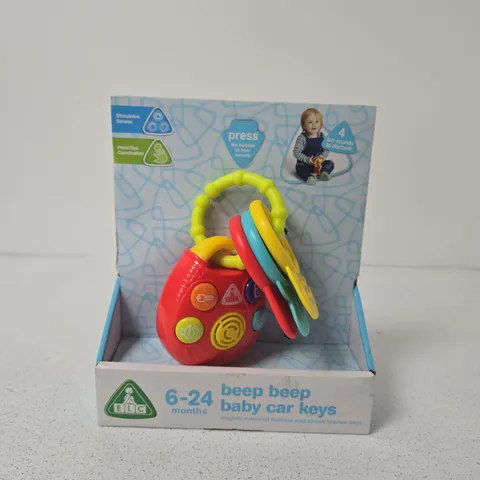 EARLY LEARNING CENTER BEEP BEEP BABY CAR KEYS TOY (6–24 MONTHS)