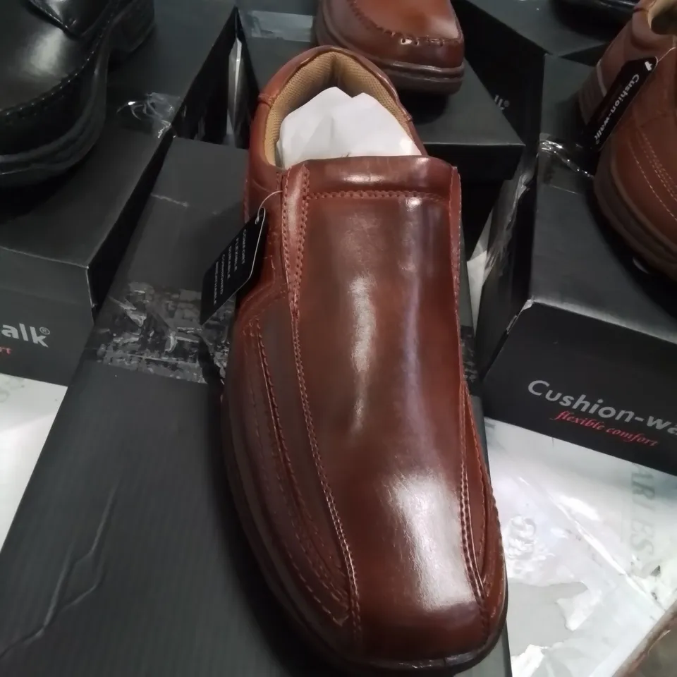 SELECTION OF BOXED CUSHION-WALK LEATHER SHOES, (STYLES, COLOURS AND SIZES VARY)