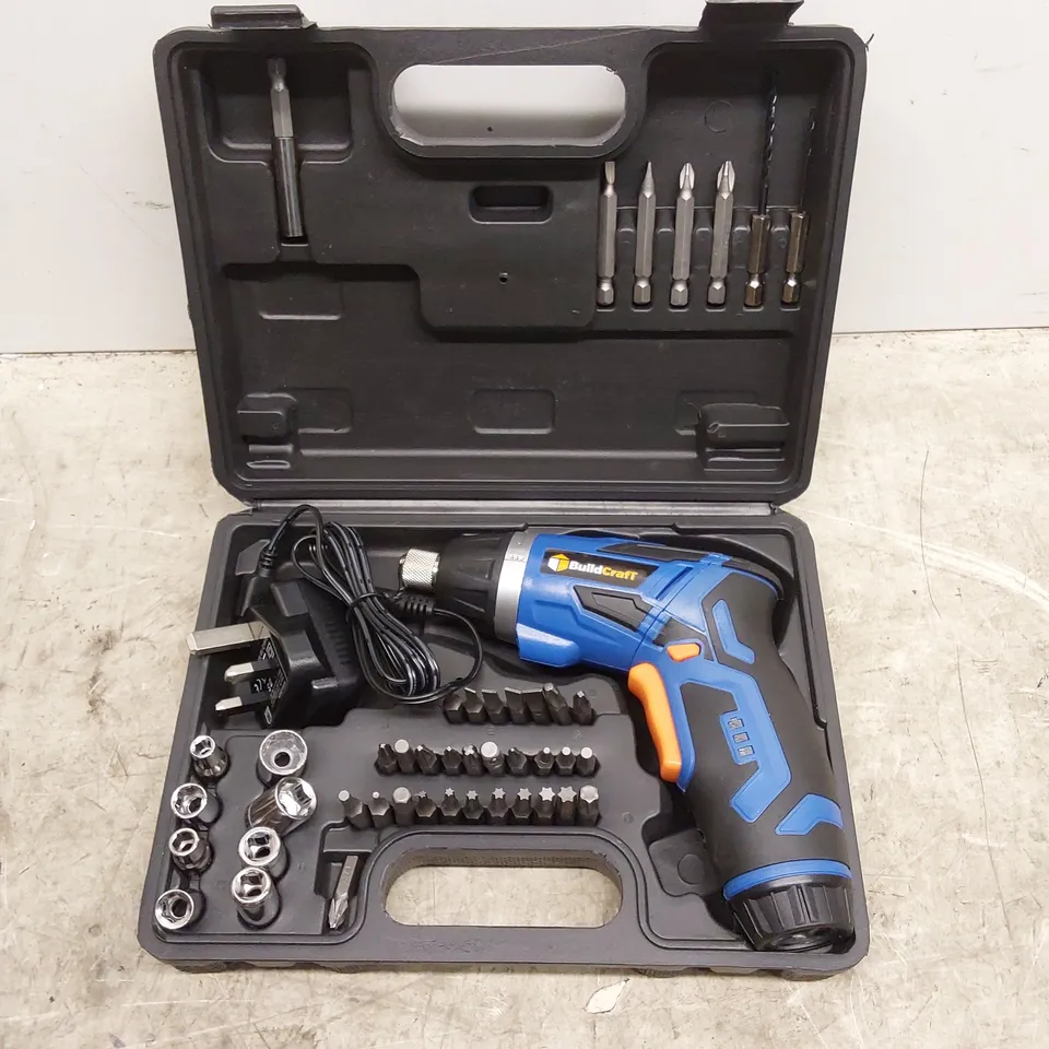 BOXED BUILDCRAFT TWIST HANDLE 3.6V SCREWDRIVER SET