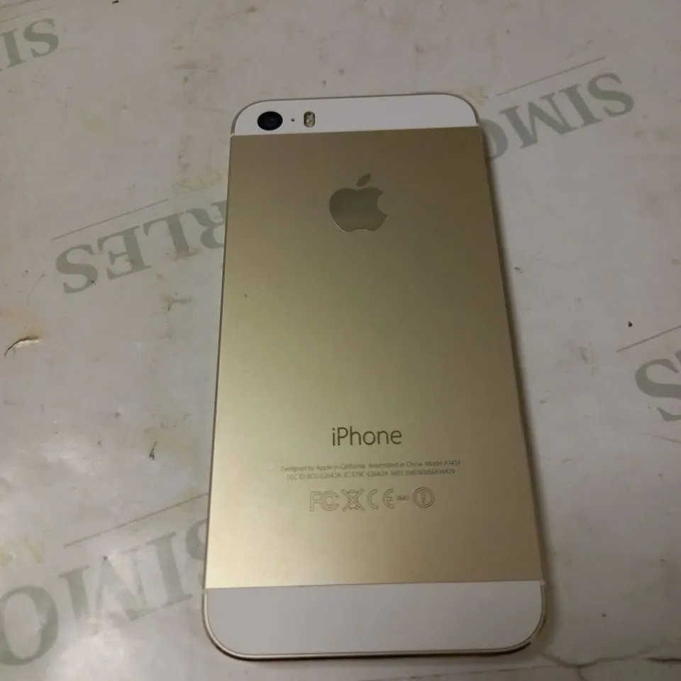 APPLE IPHONE 5S GOLD MODEL A1453