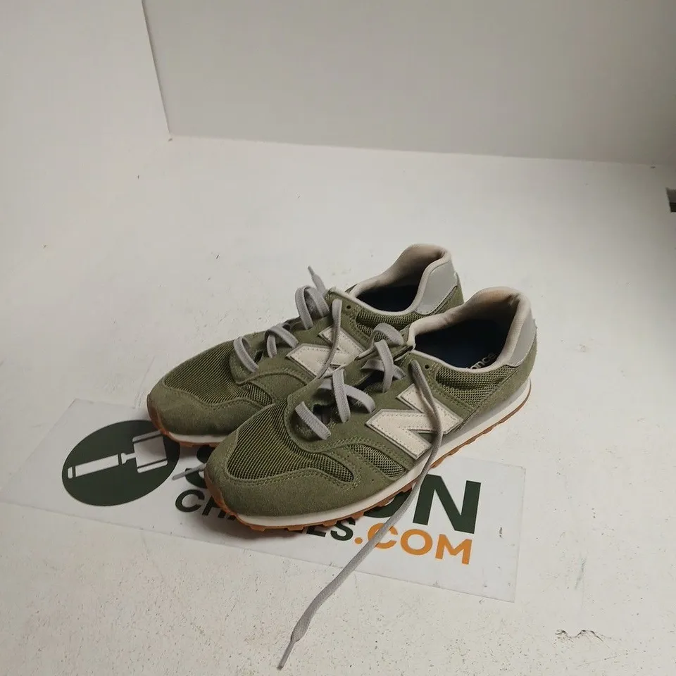 NEW BALANCE ML373S SNEAKERS – OLIVE/GREEN, UK 9.5 (US 10)