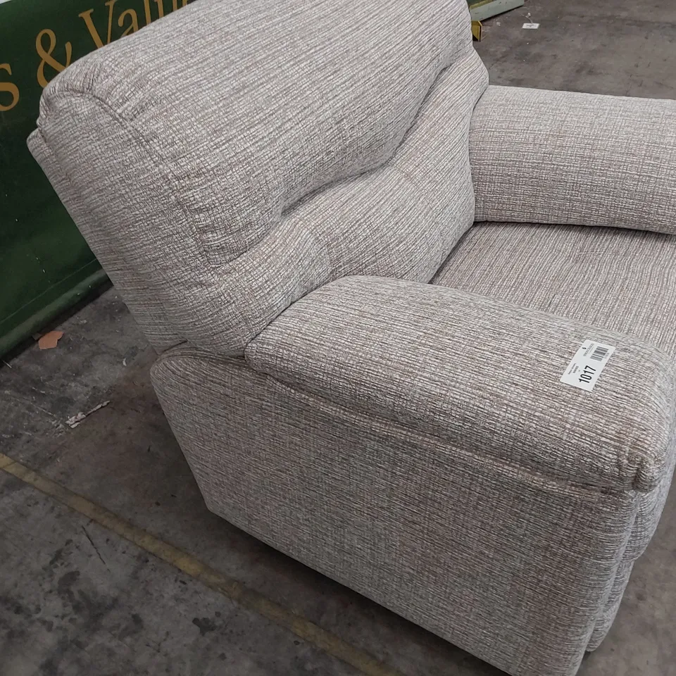 QUALITY BRITISH DESIGNER G PLAN STRATFORD EASY CHAIR LOOM SHALE FABRIC 