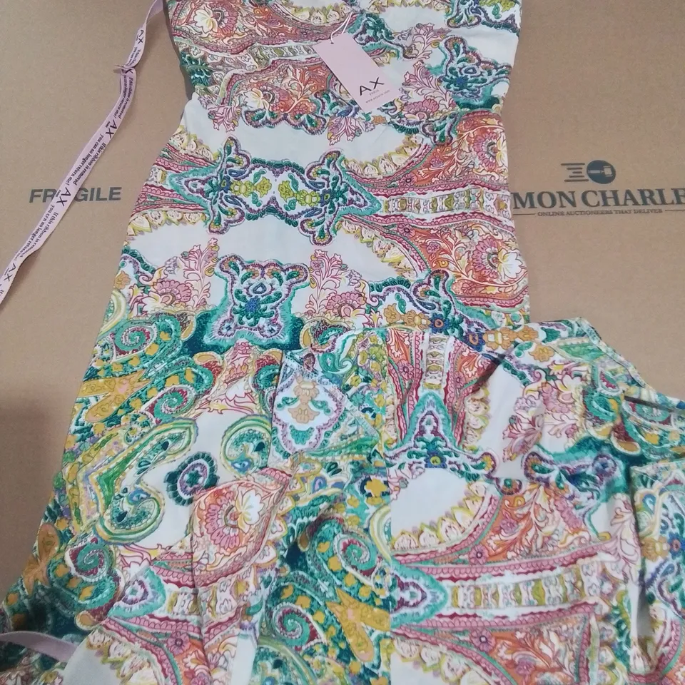AX PARIS FLORAL DRESS - UK 12