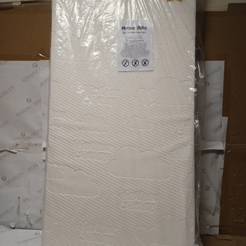 MOTHER & BABY FIRST GOLD ANTI-ALLERGY FOAM COT MATTRESS (COLLECTION ONLY) RRP £69.99