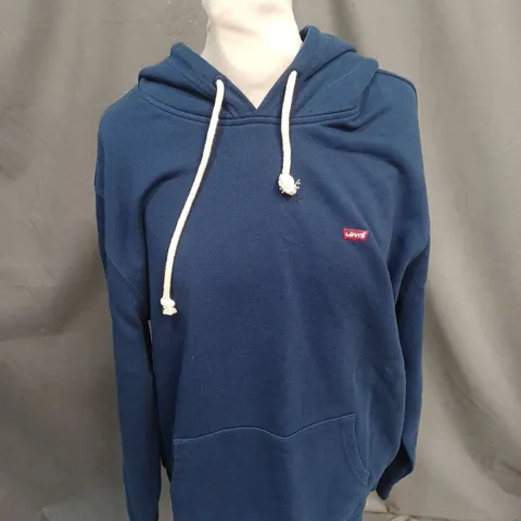 LEVI'S HOODIE IN NAVY BLUE SIZE L