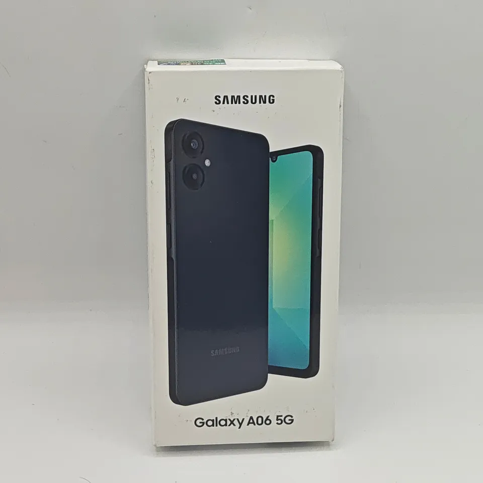 BOXED SAMSUNG GALAXY A06 5G 4/128GB IN BLACK - SM-A066M