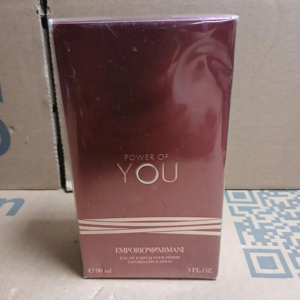 BOXED AND SEALED EMPORIO ARMANI POWER OF YOU EAU DE PARFUM 90ML