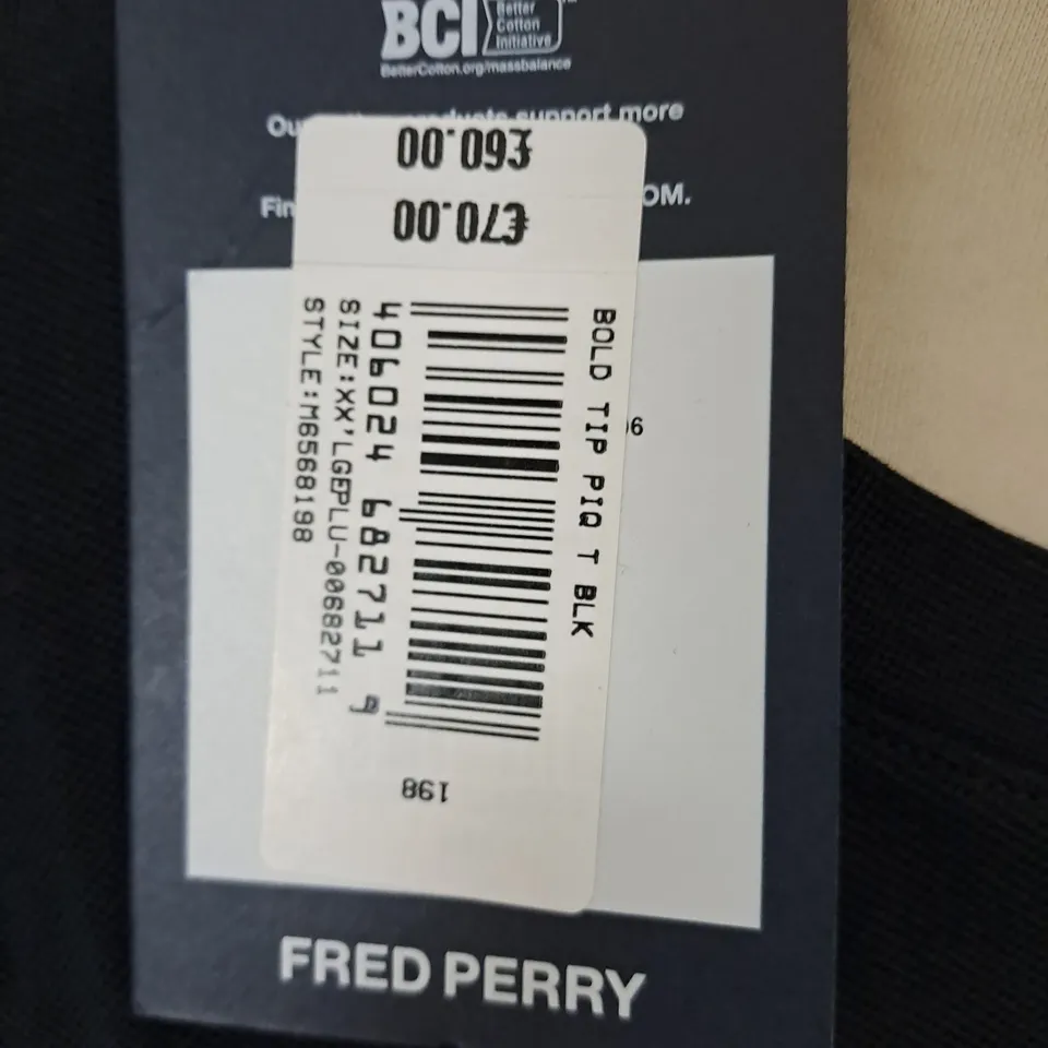 FRED PERRY CREW T-SHIRT - XXL