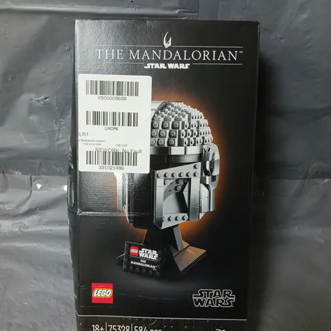 BOXED LEGO STAR WARS THE MANDALORIAN HELMET [SET 75328]