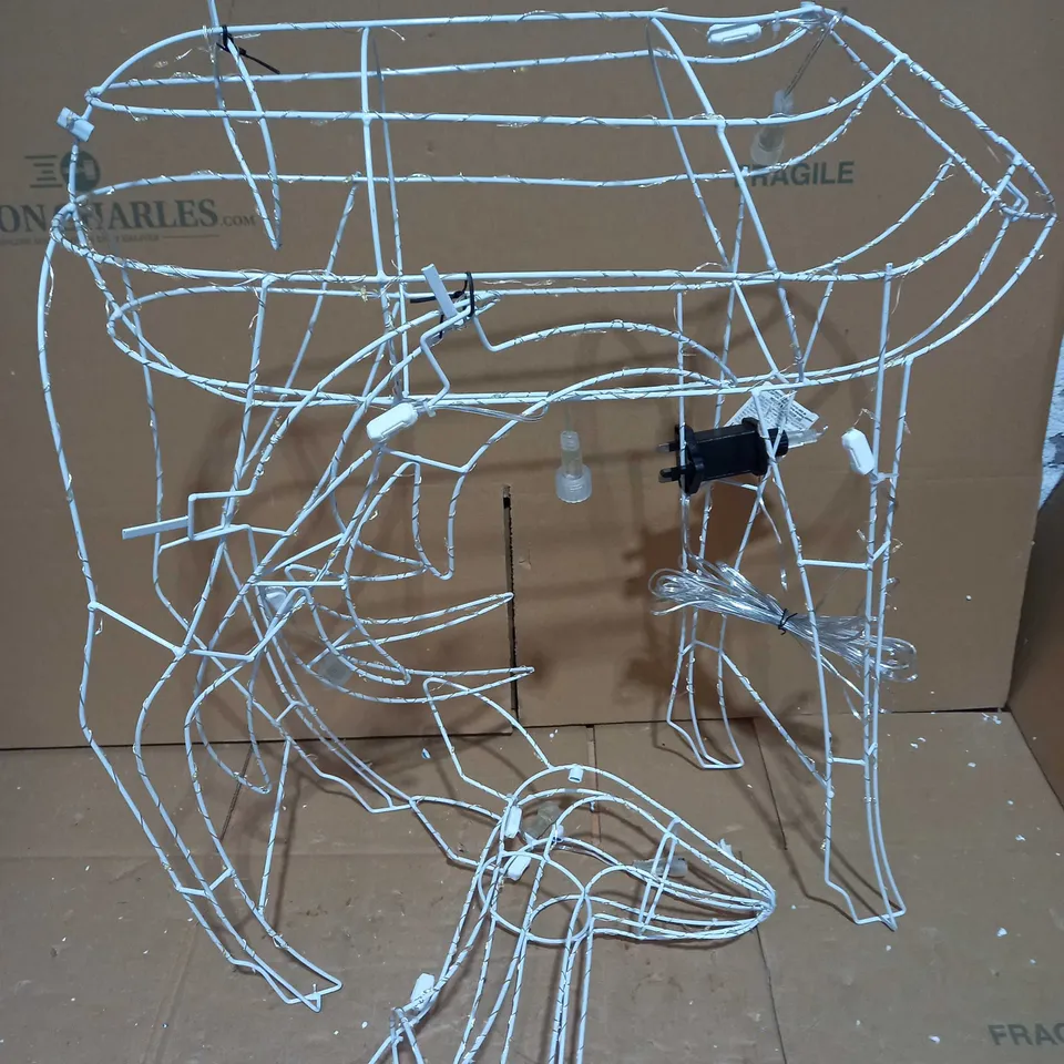 OUTDOOR WIRE LIGHT UP DEER 